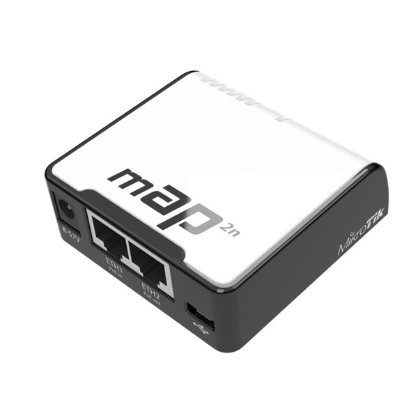 MikroTik mAP 2.4GHz  1.2dBi USB PoE WiFi AP  | RB-MAP