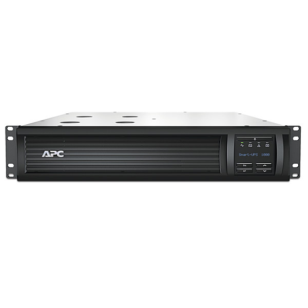 APC SMART LINE INTERACTIVE  1000VA/ 1KVA 700W UPS Rack  Rack mount included: Yes Rack type: 2U Network card:No Battery:Yes Battery type: VRLA Warranty: 3 years repair or replace (excluding battery) and 2 years for battery Notes: Intelligent and efficient 