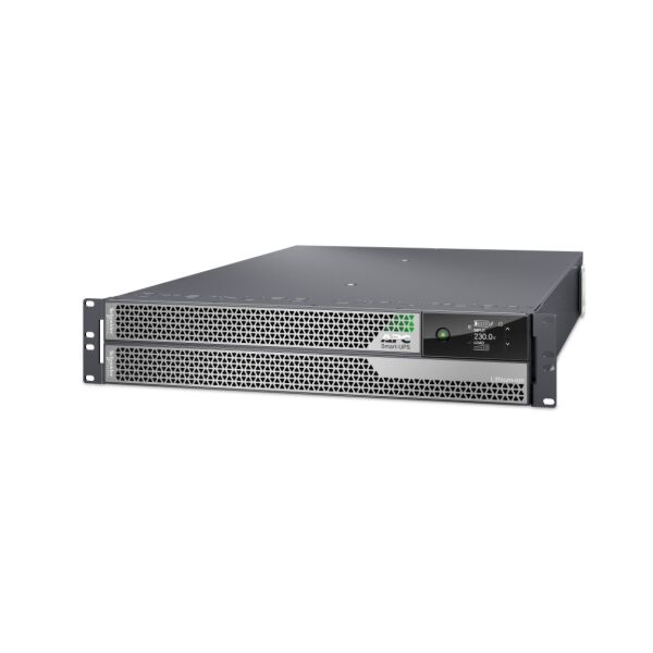 APC Smart-UPS Ultra On-Line, 5000VA, Lithium-ion, Rack/Tower 2U, 230V, 6 C13 + 4 C19 IEC outlets, Network Card, Extended runtime, W/rail kit | SRTL5KRM2UI