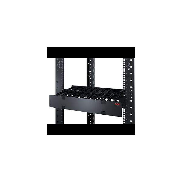 APC 2U Horizontal Cable Manager 6in Fingers
