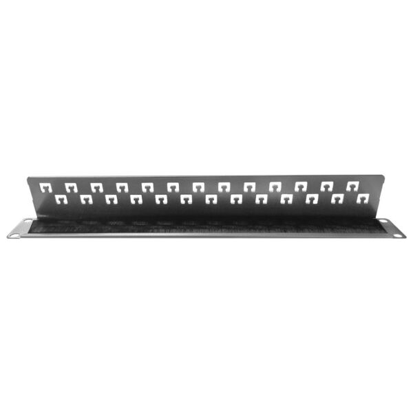 Linkbasic 19-inch Rack Mount Silver Brush Panel | BRUSHU
