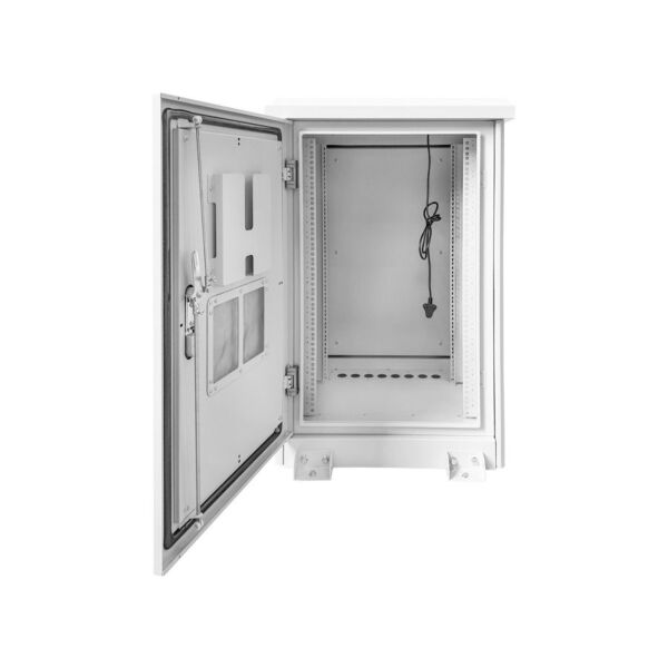 SCOOP 18U 600mm Deep Outdoor Cabinet with 2 fans