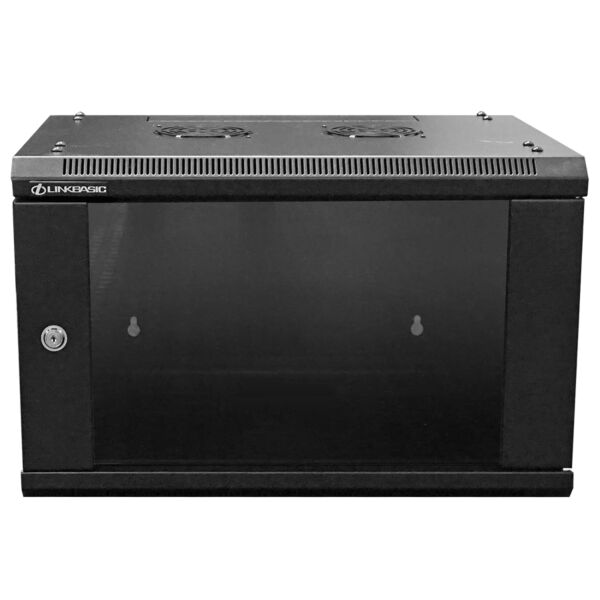 Linkbasic 6U Fixed Wall-Mounted Network Cabinet, Flat-Packed