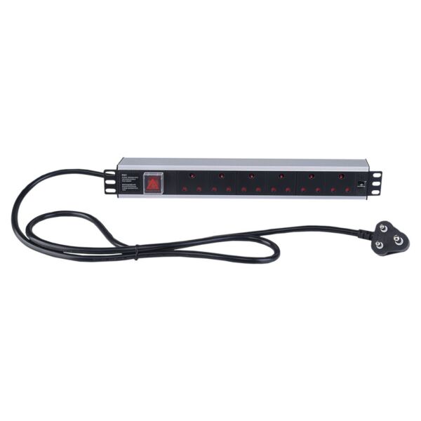 Linkbasic 6-Way PDU – S.A. Plug | Rack-Mount IT Power Strip | CAB-P06
