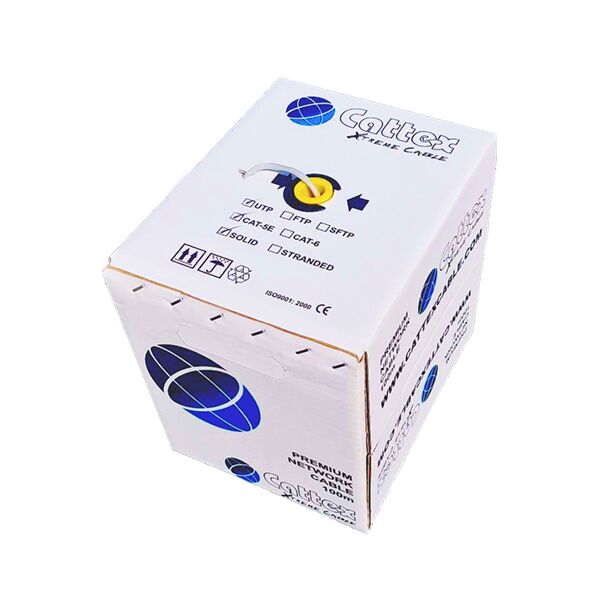 Cattex CAT5e Network Cable - 100M - Grey - Premium Range