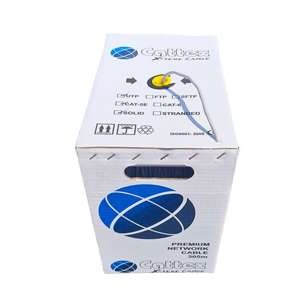 Cattex CAT5e Network Cable - 305M - Grey - Premium Range