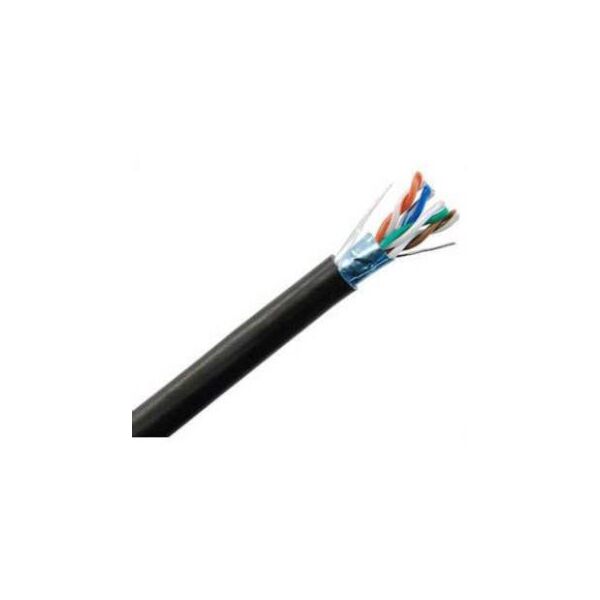 Cattex CAT5e Network Cable -500M - Black UV STP | CAT5STP500MUV