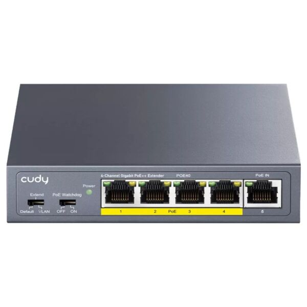 Cudy 4 Port Gigabit PoE 1x PoE Input 60W Switch  | CD-GSPOE40