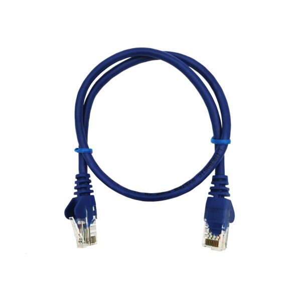 50cm UTP Cat5e Flylead Blue - (10 Per Pack) | FLY-0.5B