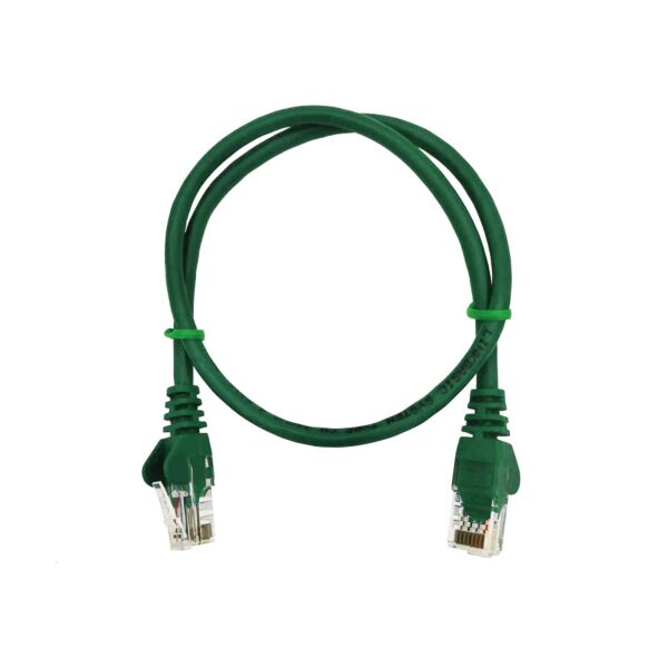 50cm UTP Cat5e Flylead Green - (10 Per Pack)