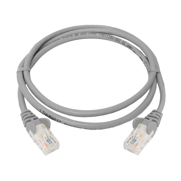 CAT5e 1 Meter UTP Patchleads / Flyleads | Grey - (10 Per Pack)