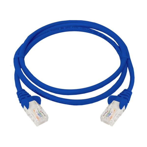 CAT5e 1 Meter UTP Patchleads / Flyleads | Blue - (10 Per Pack)