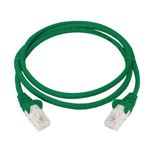CAT5e 1 Meter UTP Patchleads / Flyleads | Green - (10 Per Pack)