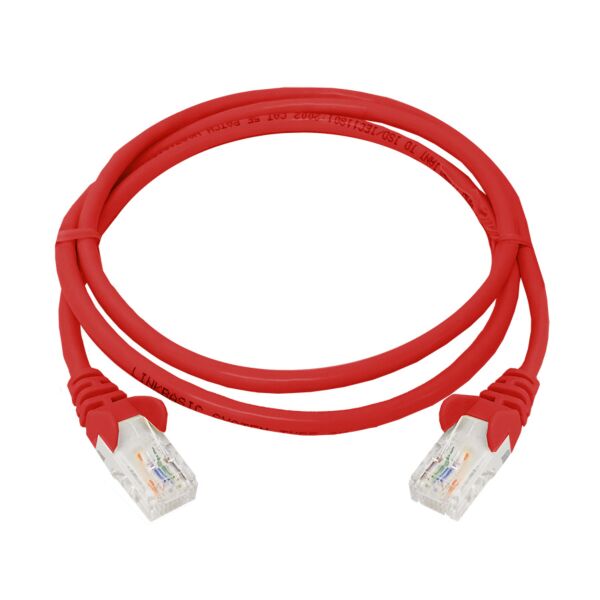 CAT5e 1 Meter UTP Patchleads / Flyleads | Red - (10 Per Pack)