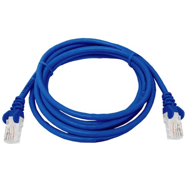 CAT5e 2 Meter UTP Patchleads / Flyleads Blue - (10 Per Pack)