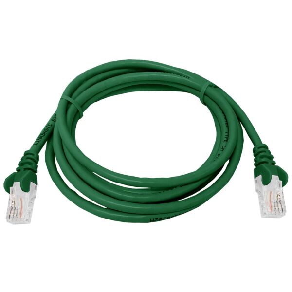 CAT5e  2 Meter UTP Patchleads / Flyleads Green   - (10 Per Pack) | FLY-2G