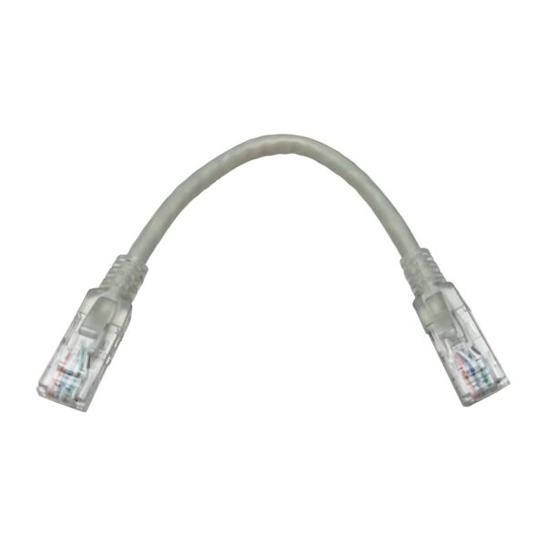 Linkbasic 22cm UTP Cat6 Flylead Grey