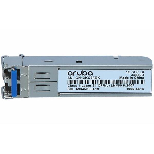 Aruba 1G SFP LC LX 10km SMF XCVR | J4859D