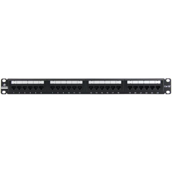 24 Port Cat5e Fully Populated Patch Panel