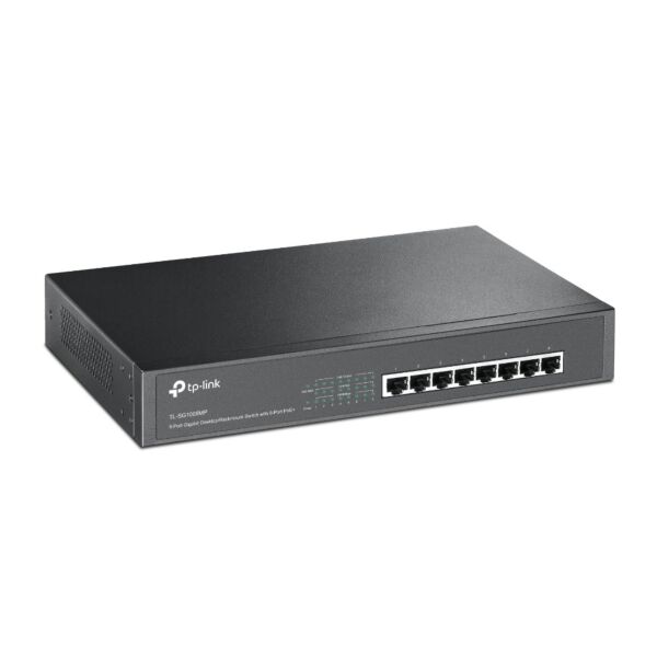 TP-Link 8-Port Gigabit Desktop/Rackmount Switch with 8-Port PoE+