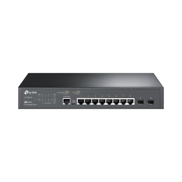 TP-LINK Sg3210 Jetstream 8Port Gigabit L2+ Managed Switch With 2 Sfp Slots | TL-SG3210
