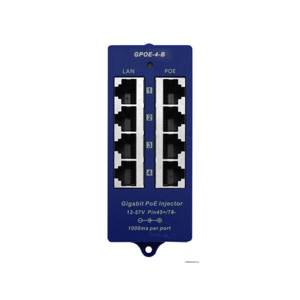 4 Port Gigabit Passive PoE Injector | POE-4G