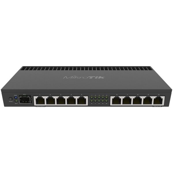MikroTik 10 Port Gigabit 1SFP+ 4 Core L5 Rack-Mount Router  | RB-4011SRM