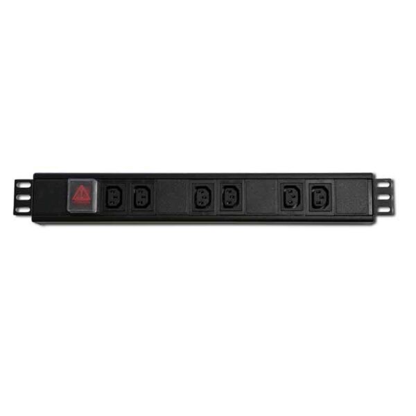 6-Way C13 IEC PDU – IEC C13 Plug | Network Rack Power Strip