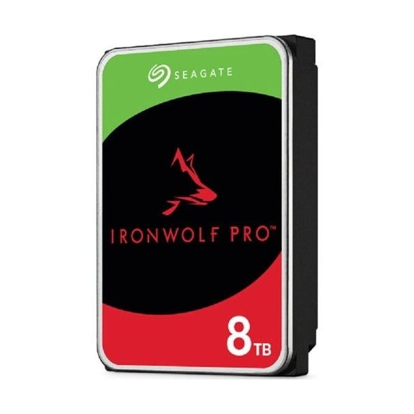 Seagate Ironwolf Pro ST8000NT001 8TB 3.5" HDD NAS Drives; SATA 6GB/s Interface; Unlimited Bays Supported , ST8000NT001 | ST8000NT001