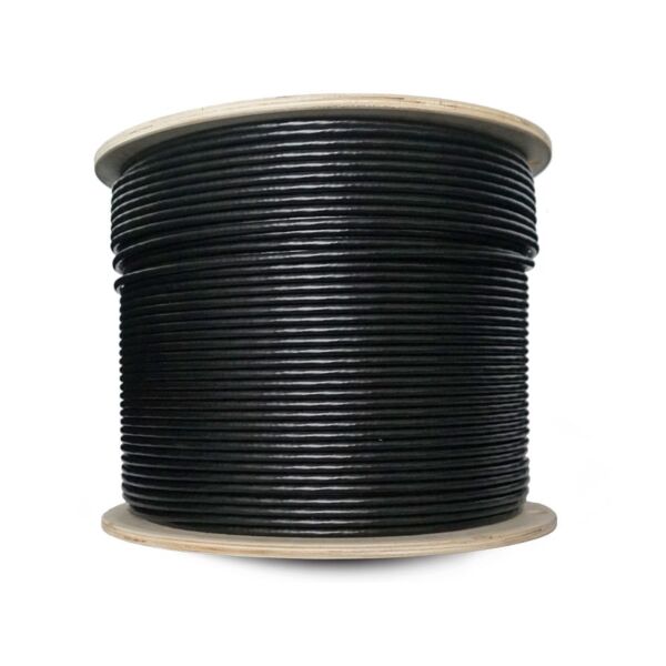 Cattex CAT6 - 500M - Black Network Cable - Outdoor - Non STP / UV Sheath | CAT6500S-OUT-P