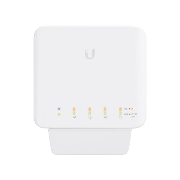 Ubiquiti 5 Port Gigabit 1 POE In 4 POE Out UniFi Flex Switch