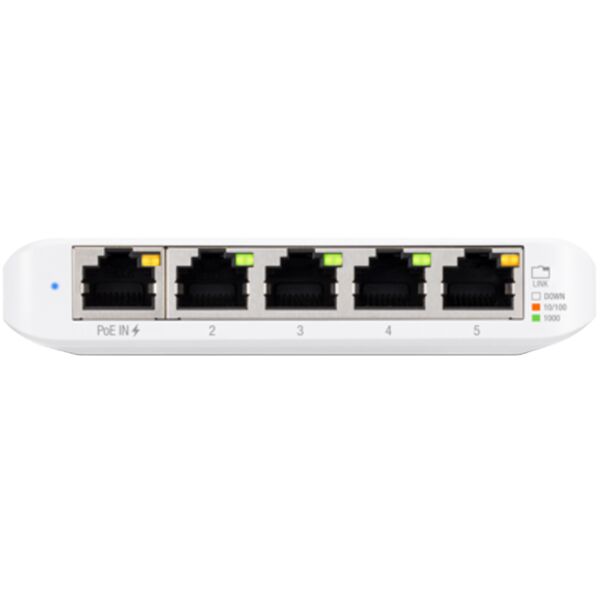 Ubiquiti 5 Port Gigabit Managed 1 POE Input UniFi Flex Switch