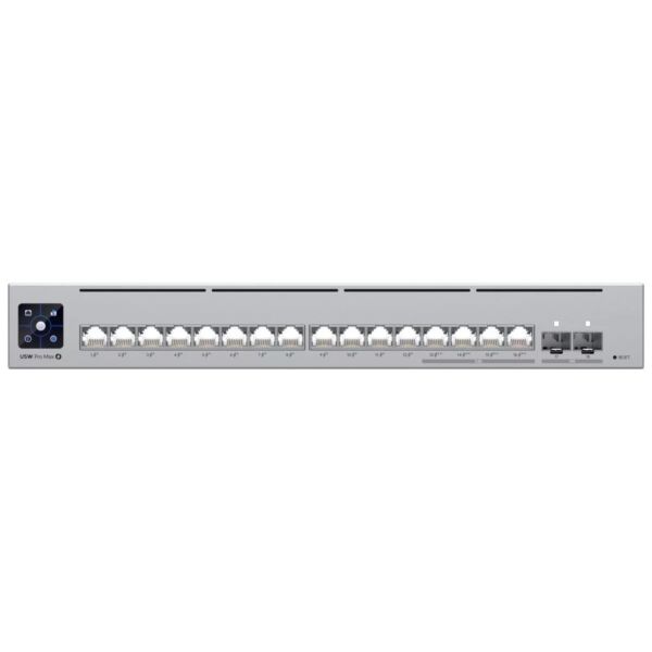 Ubiquiti UniFi Pro Max Switch 16 with 12 PoE 4x 2.5Gbps PoE++ 180W 