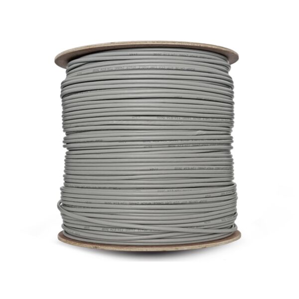 500m Drum Cat5e CCA Grey UTP Network Cable
